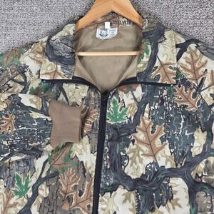 Vintage Predator Camouflage Jacket XL Mens Made in USA Zip Up‎ Outdoor Hunting